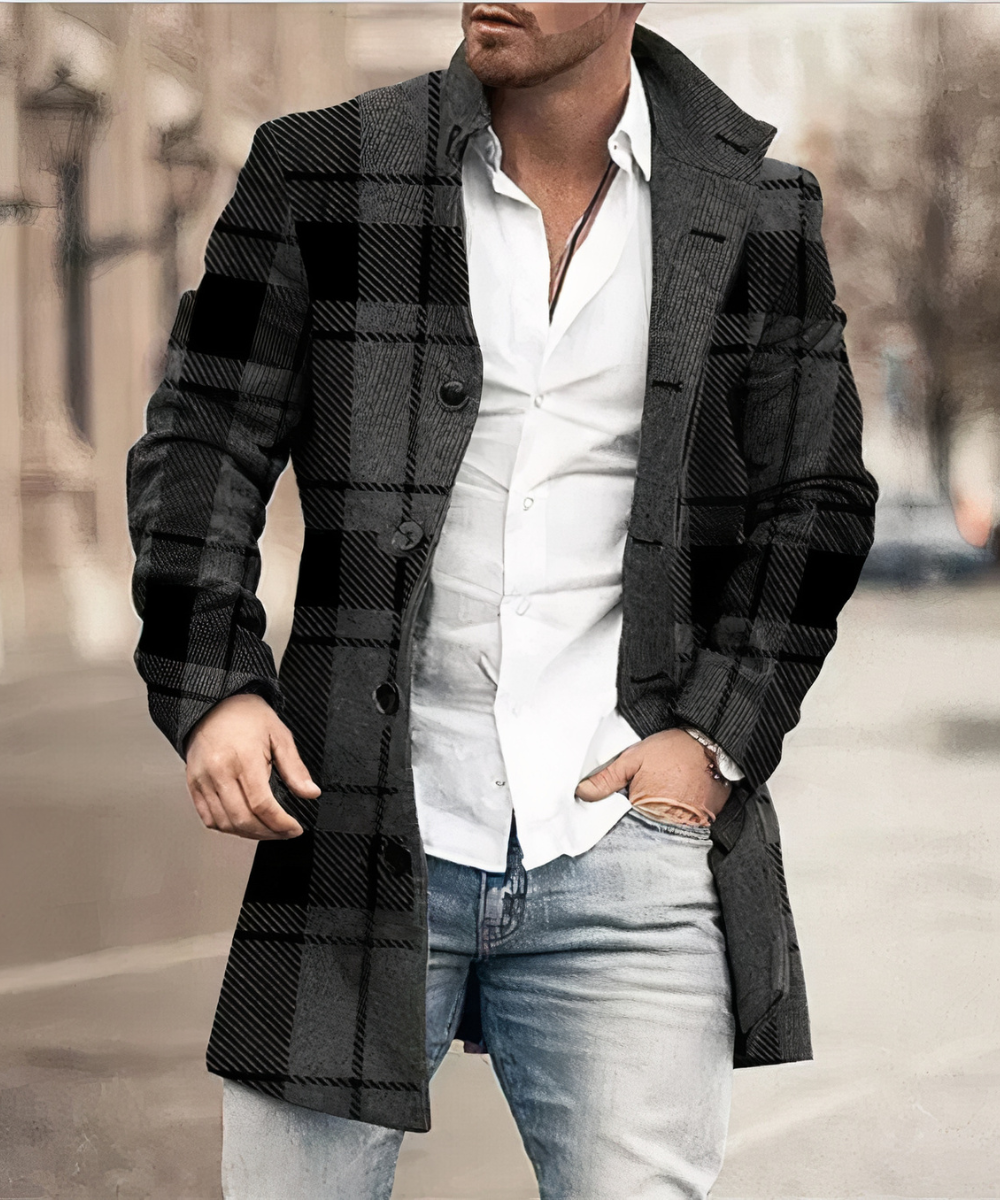 Austin - Stilig trenchcoat för män