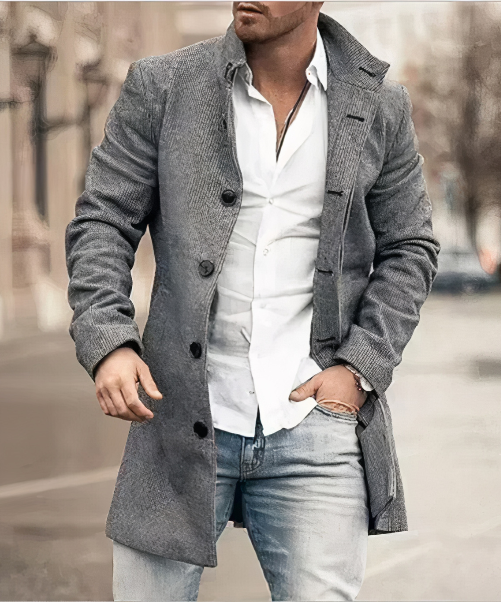 Austin - Stilig trenchcoat för män