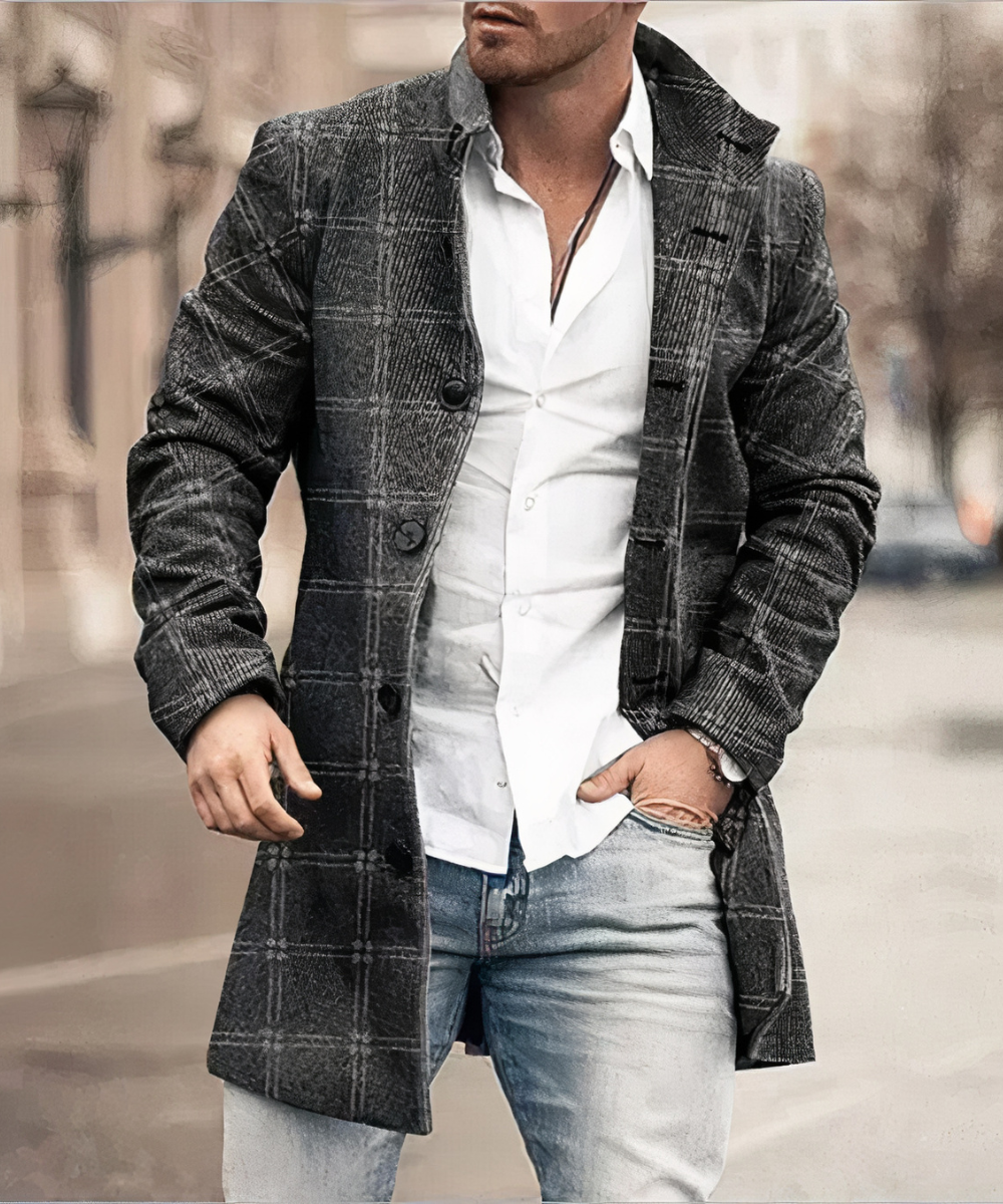 Austin - Stilig trenchcoat för män